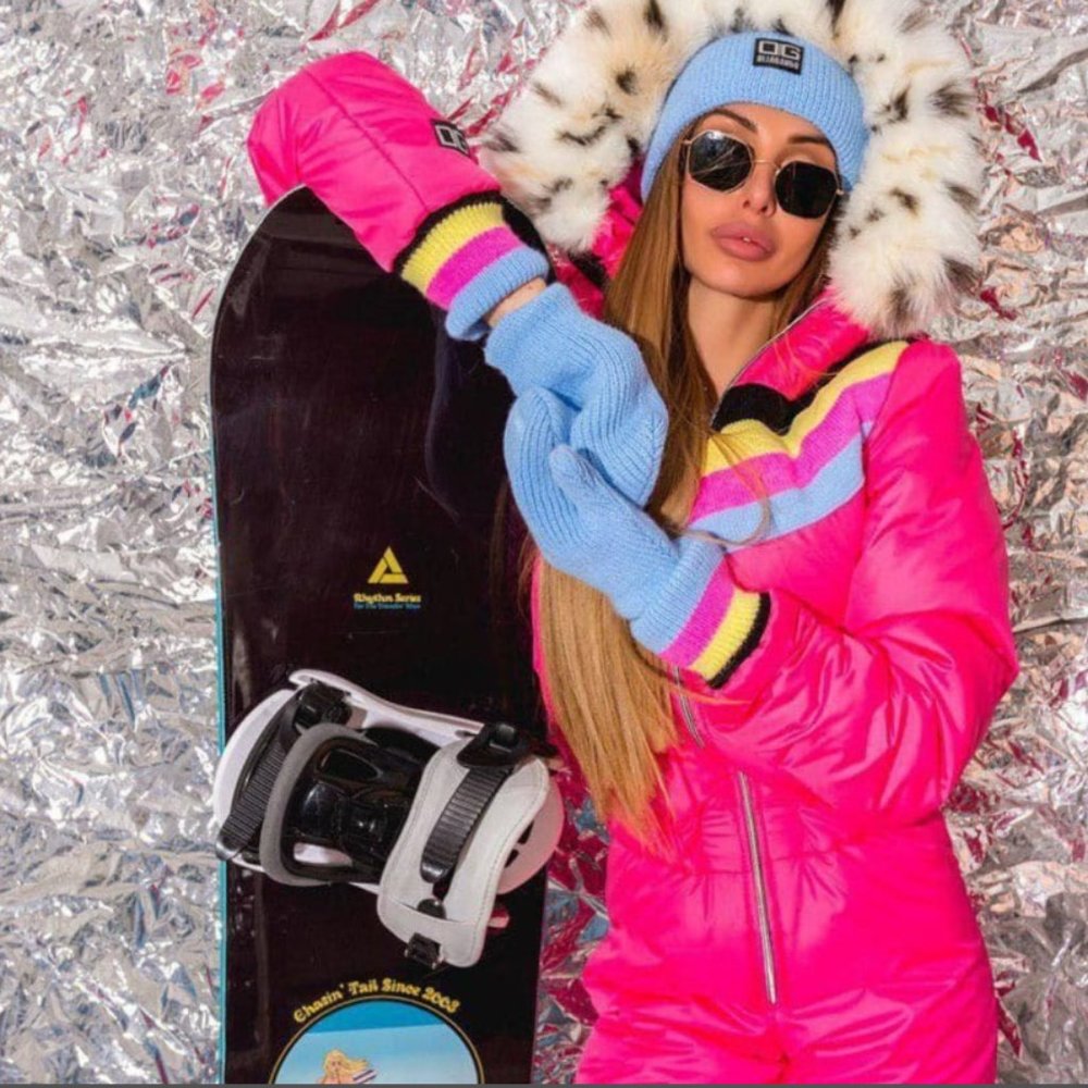 Women's Ski Snowboard Jumpsuit Pink Medium New